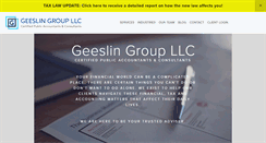 Desktop Screenshot of geeslingroup.com